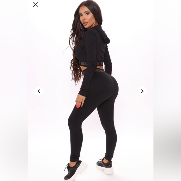 No Excuses Active Crop Top and Legging Set - Picture 10 of 10